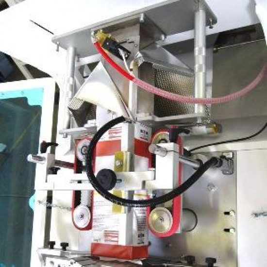 KOMPAKT - elektro-pneumatyczna maszyna pakująca z etykieciarką